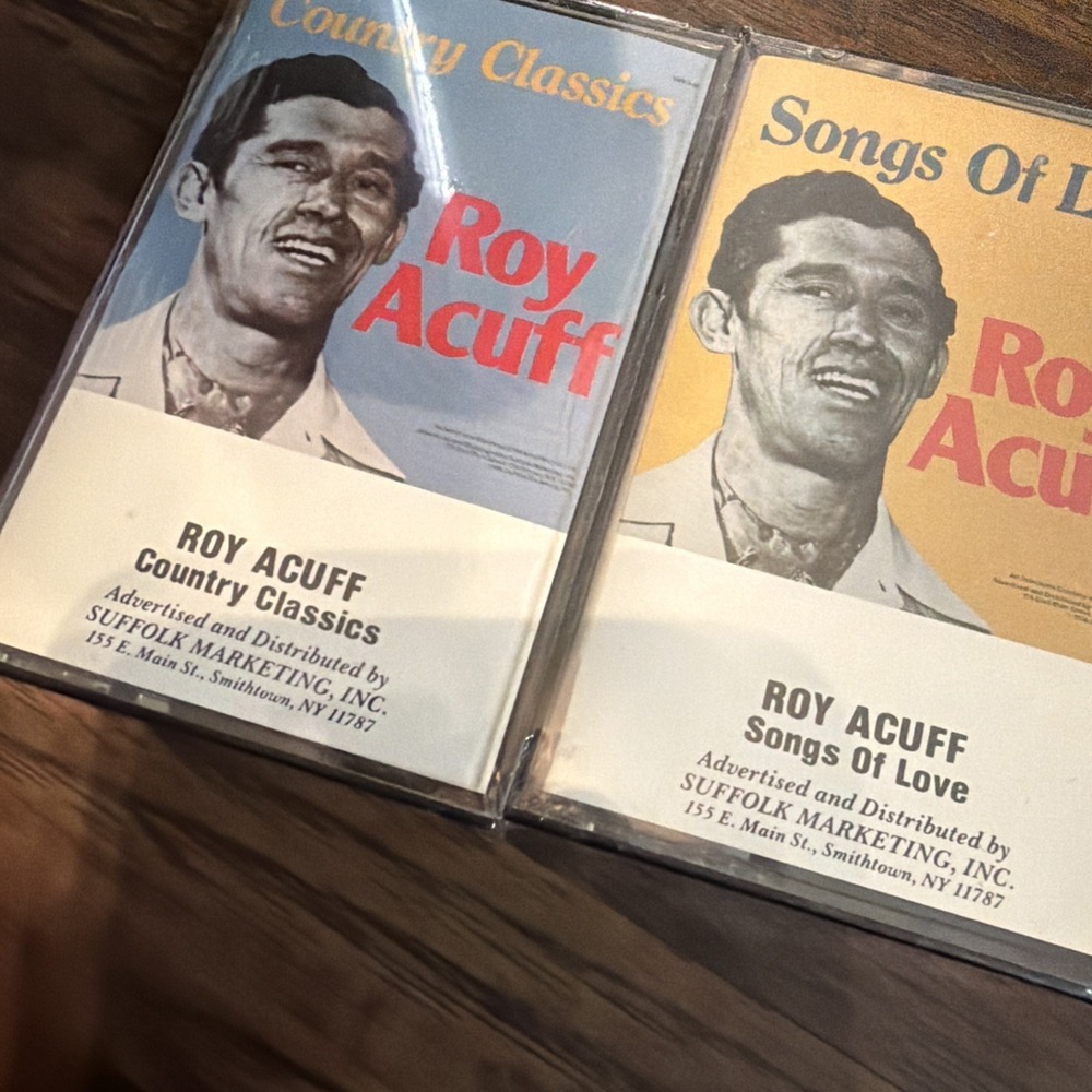2 Roy Acuff Cassettes Sealed Songs Of Love Country Classics Vintage